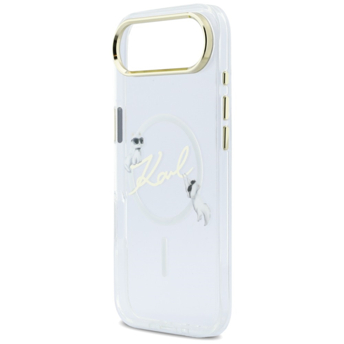 KARL LAGERFELD - Karl Lagerfeld iPhone Air Mobilskal Magsafe IML Choupettes Karl Script