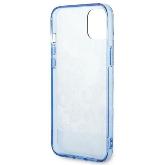 Guess - GUESS iPhone 14 Plus Skal Porcelain Collection - Blå