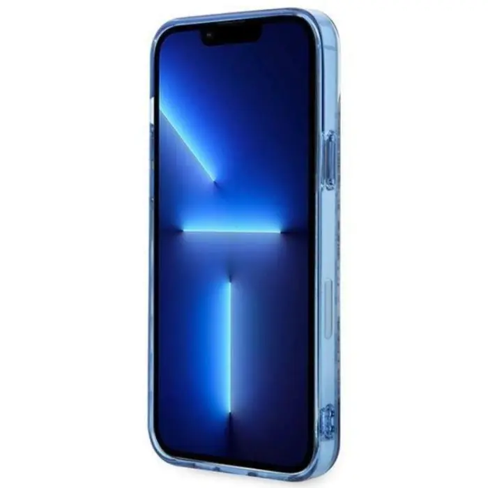Guess - GUESS iPhone 14 Plus Skal Porcelain Collection - Blå
