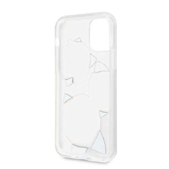 Guess - Guess iPhone 11 Pro Mobilskal Flower Desire Pink White Rose