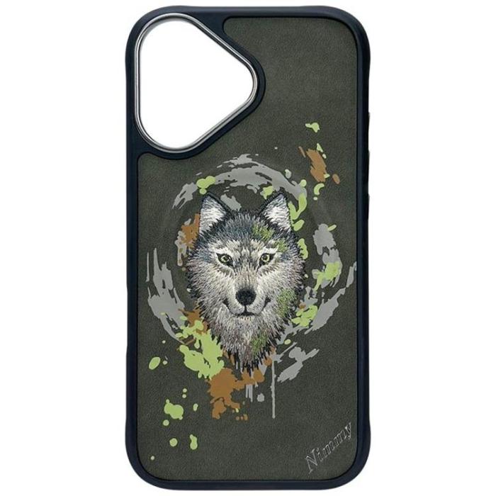 NIMMY - Nimmy iPhone 16 Mobilskal MagSafe Wolf - Mörkgrå