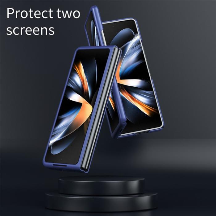 OEM - Galaxy Z Fold 5 Mobilskal Rubberized - Rosa Guld