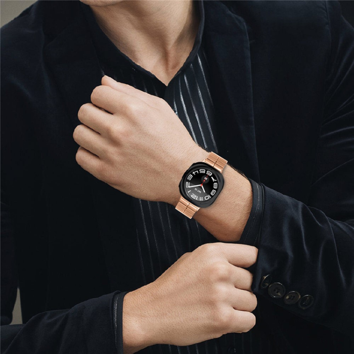 A-One Brand - Galaxy watch 8 (40mm/44mm)/8 Classic (46mm) Armband Metal 1-Bead