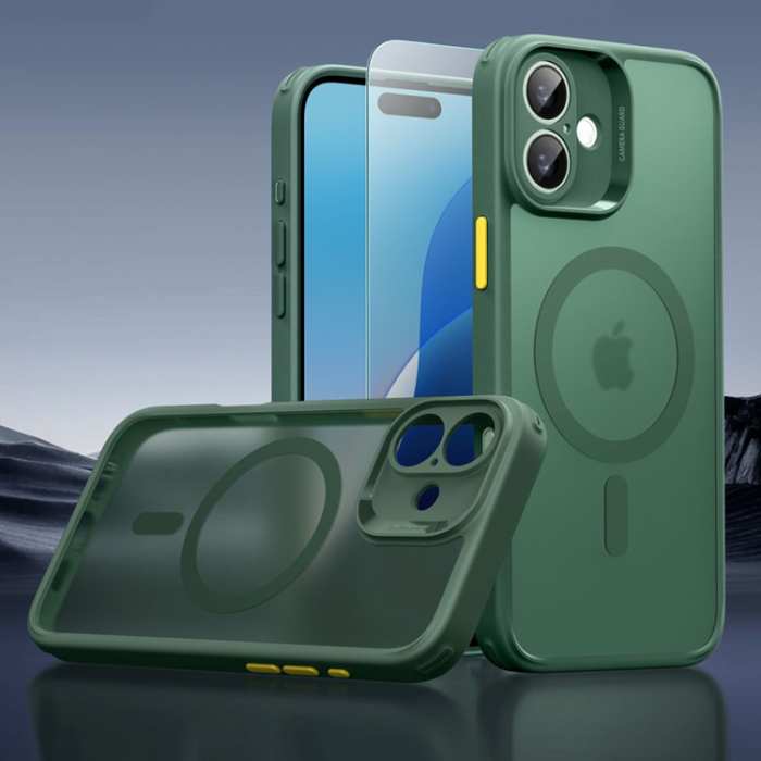 ESR - ESR iPhone 16 Mobilskal Magsafe Classic Pro Set Halolock - Grön