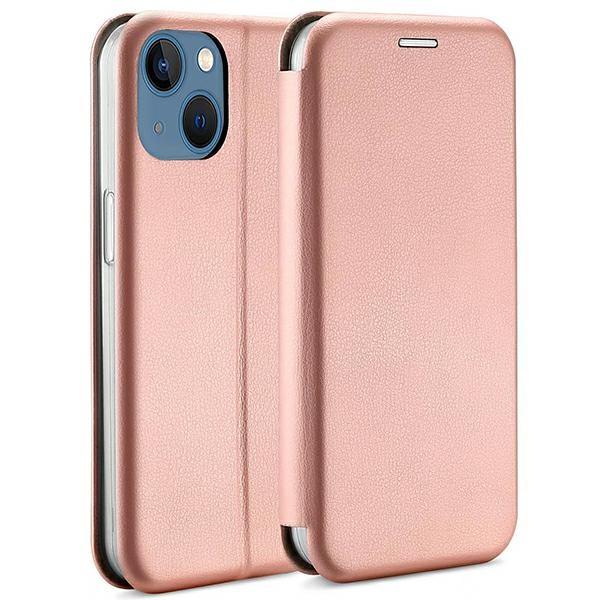 Beline iPhone 14/13 Plånboksfodral Magnetic - Roséguld