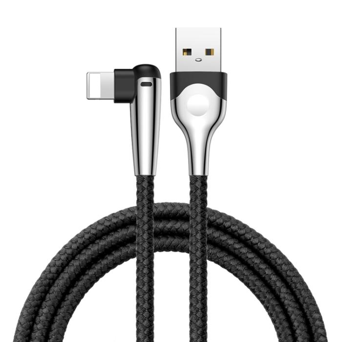 UTGATT4 - Baseus MVP Mobile Game Lightning-kabel 2.4A 1 m - Svart