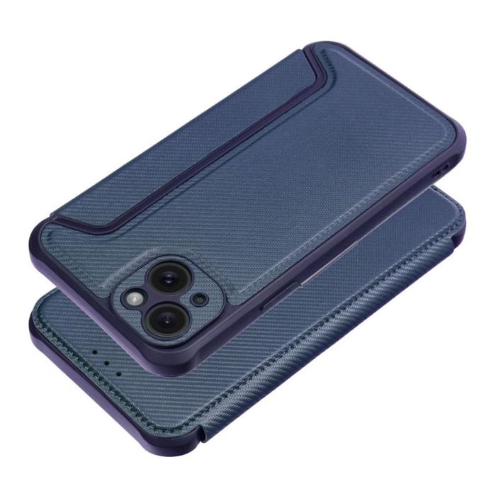 OEM - iPhone 15 Plus Plånboksfodral Razor Holster - Blå