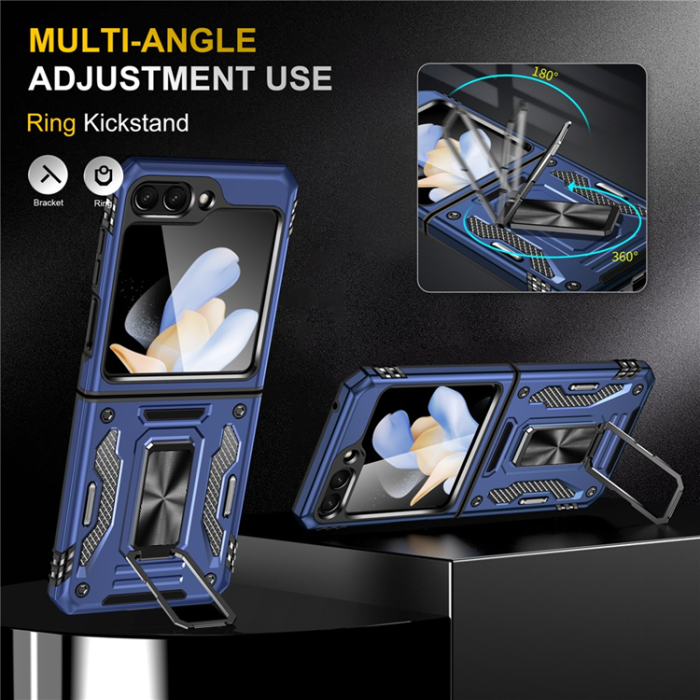 A-One Brand - Galaxy Z Flip7 FE/Z Flip6 Mobilskal Armor Kickstand