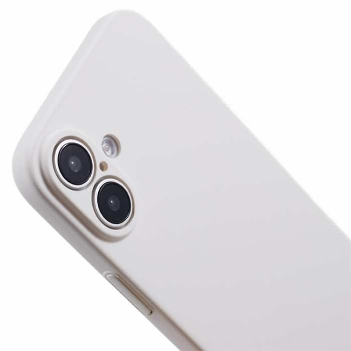 A-One Brand - iPhone 16 Plus Mobilskal Skin-Touch Rubberized PC - Vit