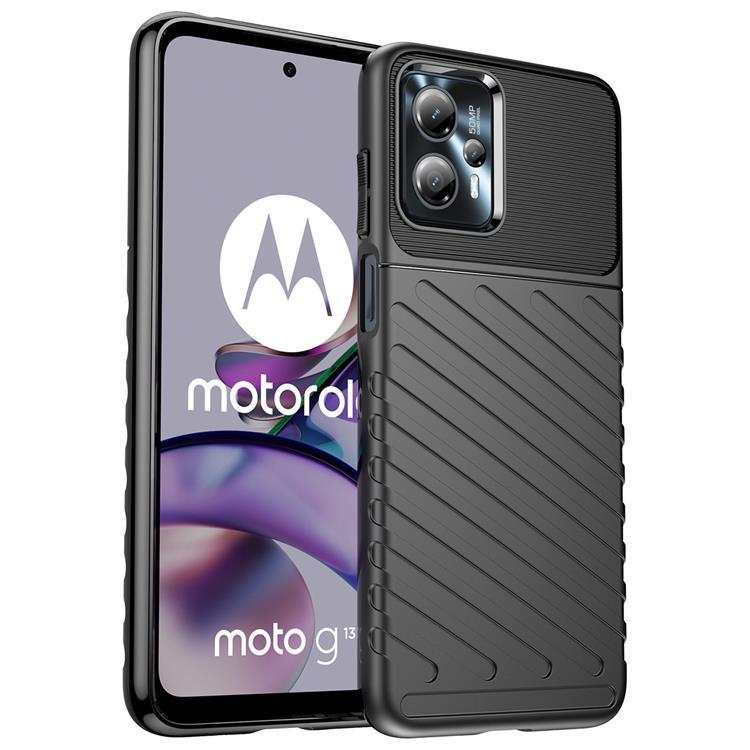 Mobilskal till Motorola Moto G13 Thunder Silicone Armor - Svart | 2353 | AlltMobil