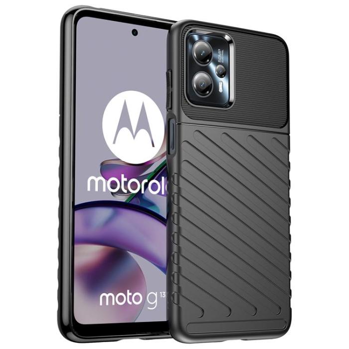 OEM - Motorola Moto G13 Mobilskal Thunder Silicone Armor - Svart