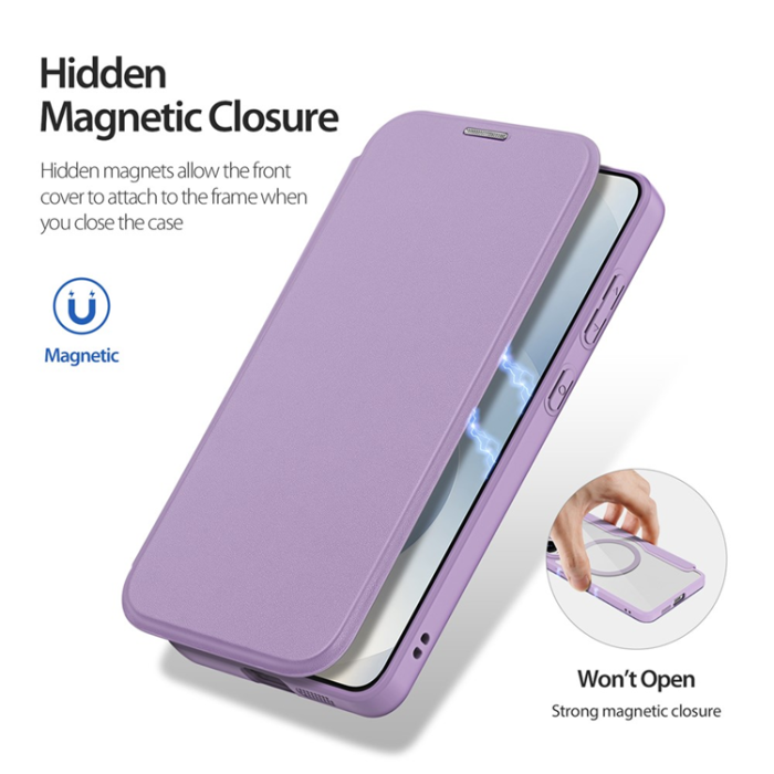 Dux Ducis - Dux Ducis Galaxy S25 Edge Plånboksfodral MagSafe Skin X Pro