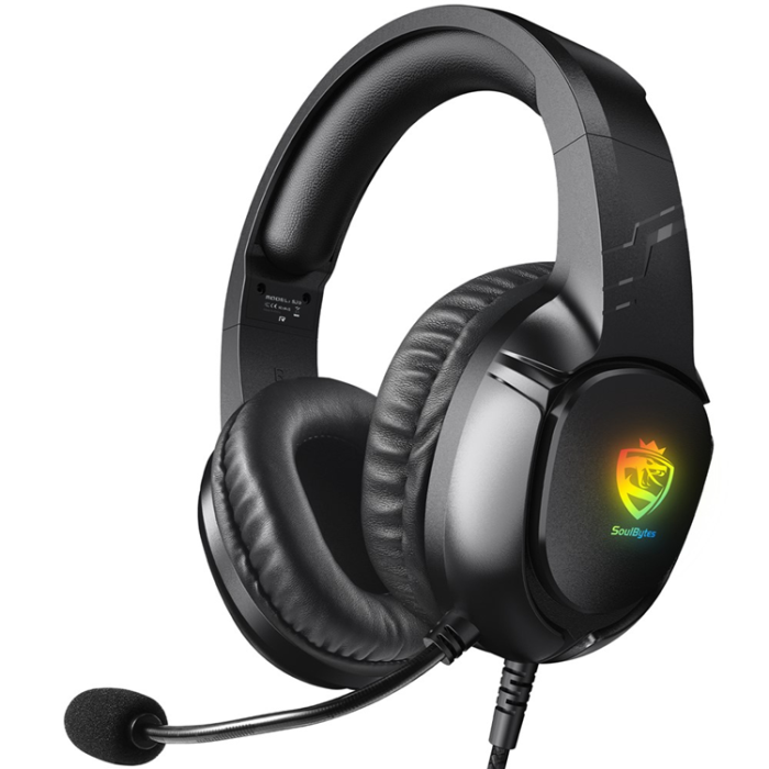 KOTION EACH - KOTION EACH Over-Ear Gaming Hörlurar med Adapterkabel LED-ljus S20