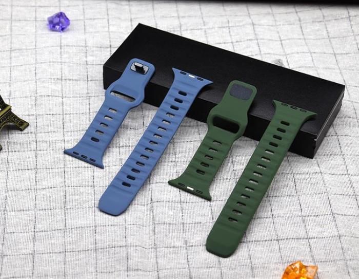 OEM - Apple Watch 4/5/6/7/8/SE (38/40/41mm) Silikon Armband Sport