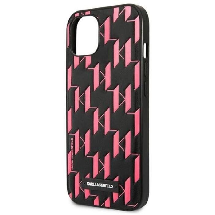 KARL LAGERFELD - Karl Lagerfeld iPhone 13 mini Skal Monogram Plaque - Rosa