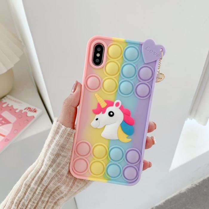 UTGATT1 - Pop it Fidget Skal iPhone 11 - Unicorn