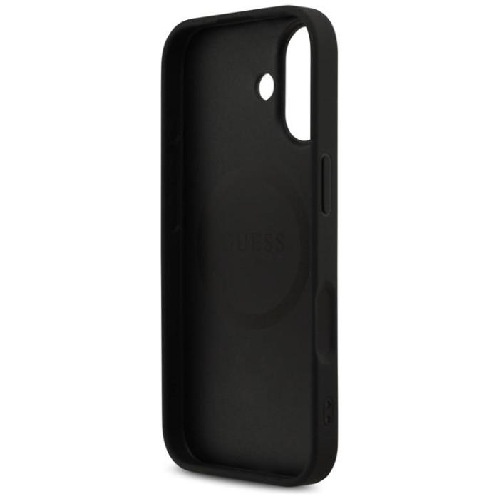 Guess - Guess iPhone 17 Mobilskal MagSafe 4G Printed Stripes - Svart
