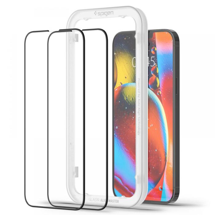 Spigen - Spigen [2-PACK] iPhone 14 Plus/13 Pro Max Härdat Glas Skärmskydd