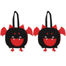 OEM - 2Pcs Halloween Godispåsar Festtillbehör Tygpåsar - Fladdermus