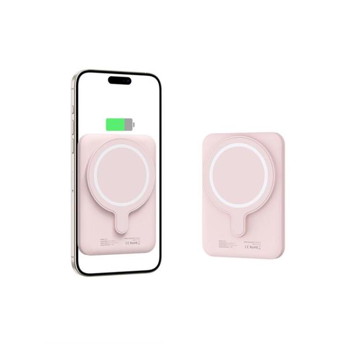 Tech-Protect - Tech-Protect PB10 Lifemag Magsafe Power Bank 5000mah - Rosa