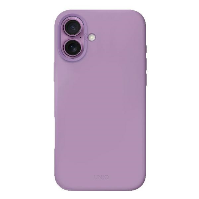 UNIQ - Uniq iPhone 16 Mobilskal Magsafe Lino Hue - Grape Rosa