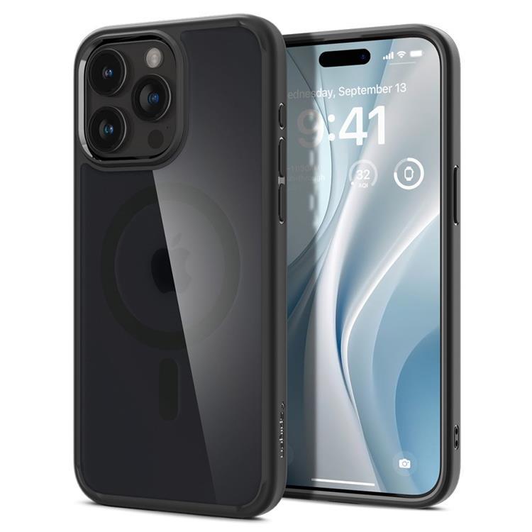 Spigen iPhone 15 Pro Max Mobilskal Magsafe Ultra Hybrid - Svart | 2353 | AlltMobil