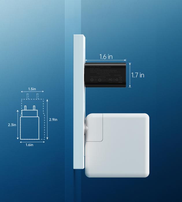 UTGATT1 - Choetech Fast USB-C Laddare 25W PPS PD - Svart