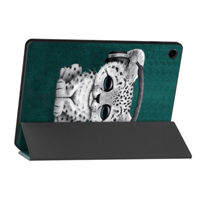 Tech-Protect - Tech-Protect Galaxy Tab A9 Plus Fodral Smart - Sad Cat