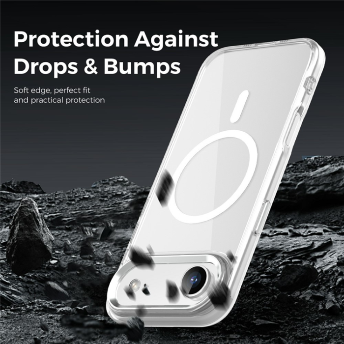 A-One Brand - iPhone Air Mobilskal MagSafe TPU+PC - Transparent