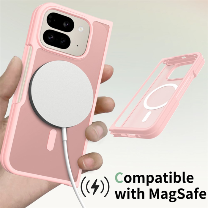 A-One Brand - Google Pixel 10 Pro Fold Mobilskal MagSafe Skin Touch - Rosa
