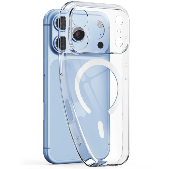 Tech-Protect - Tech-Protect Mobilskal För iPhone 18 Pro/17 Pro Magsafe Flexair - Clear