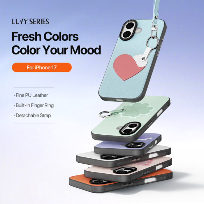 A-One Brand - iPhone 17 Mobilskal MagSafe 4 Colors NFC DIY Smart E-Ink Round