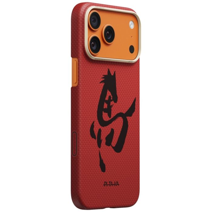 PITAKA - Pitaka Mobilskal För iPhone 17 Pro Magsafe Horse Painting - Cinnabar