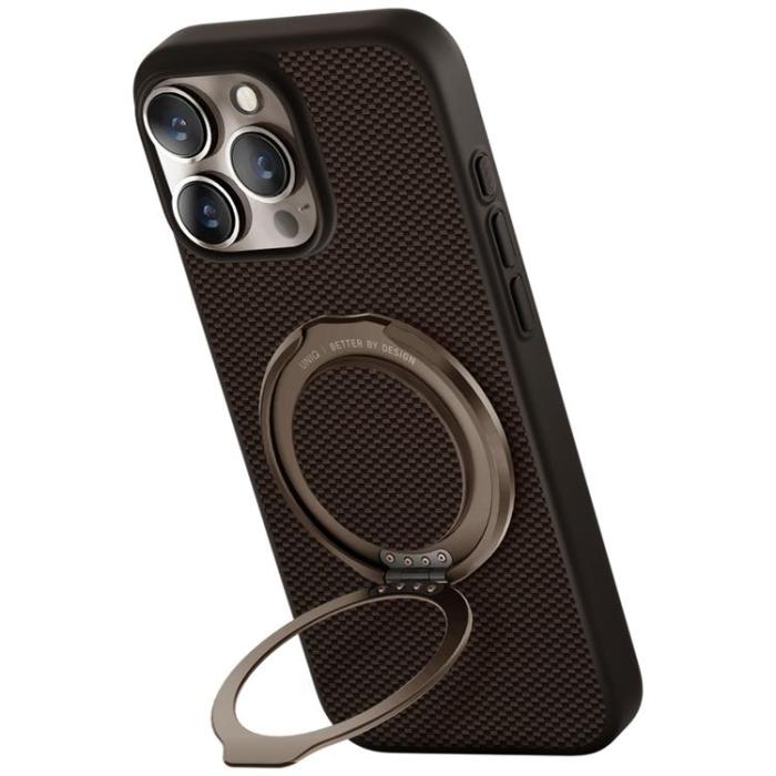 UNIQ - UNIQ iPhone 16 Pro Max Mobilskal MagSafe Keva Air GripFit - Brun
