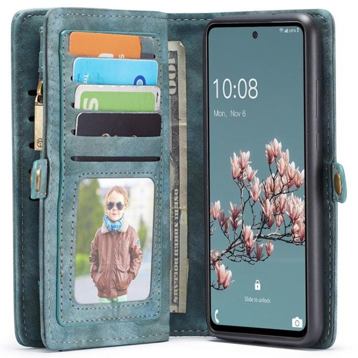 Caseme - Caseme Detachable 2-in-1 Plånboksfodral Galaxy A53 5G - Blå