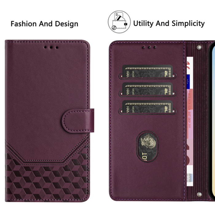 A-One Brand - Nothing Phone (3a) Plånboksfodral Imprinted Honeycomb RFID