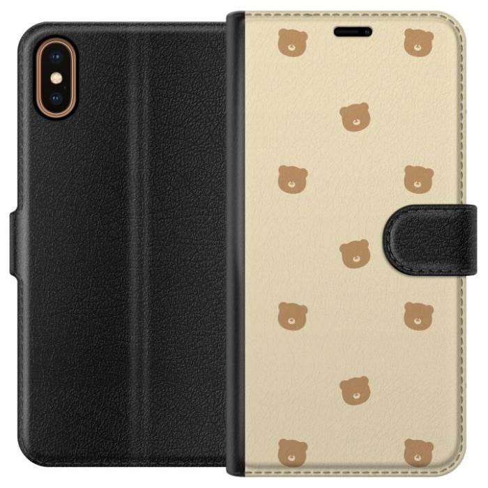 iSecrets - Plånboksfodral till Apple iPhone X med Björnmönster