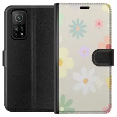 Gustaf - Pl&aring;nboksfodral till Xiaomi Mi 10T Pro 5G med fejdande blommor