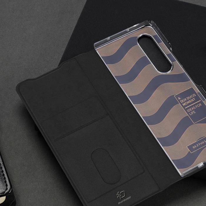UTGATT1 - Dux Ducis Galaxy Z Fold 4 Plånboksfodral Bril Flip - Svart