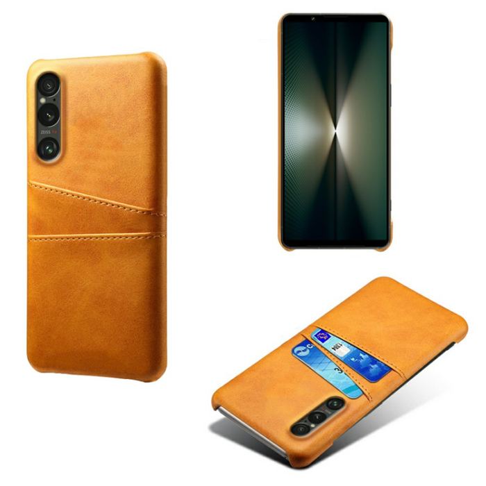 A-One Brand - Sony Xperia 1 VII Mobilskal med Dual Kortfack - Orange