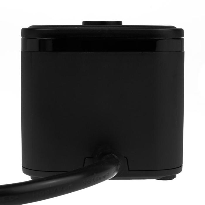 Huslog - Huslog Cube Förlängningssladd med USB - Svart