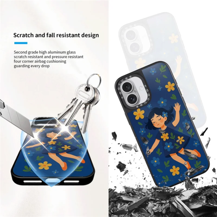 A-One Brand - Mobilskal till iPhone 16 Plus MagSafe Aluminium Silikon