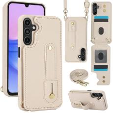 OEM - Mobilfodral f&ouml;r Samsung Galaxy S26 Plus Kickstand Kortfack TPU - Beige