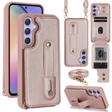 OEM - Mobilfodral f&ouml;r Samsung Galaxy S26 Plus Kickstand Kortfack TPU - Ros&eacute;guld