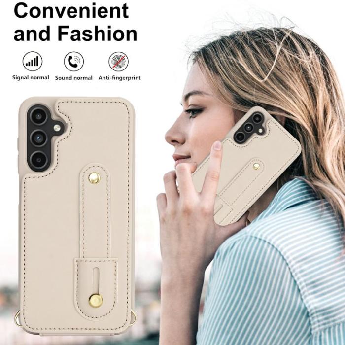 OEM - Mobilfodral för Samsung Galaxy S26 Plus Kickstand Kortfack TPU - Beige