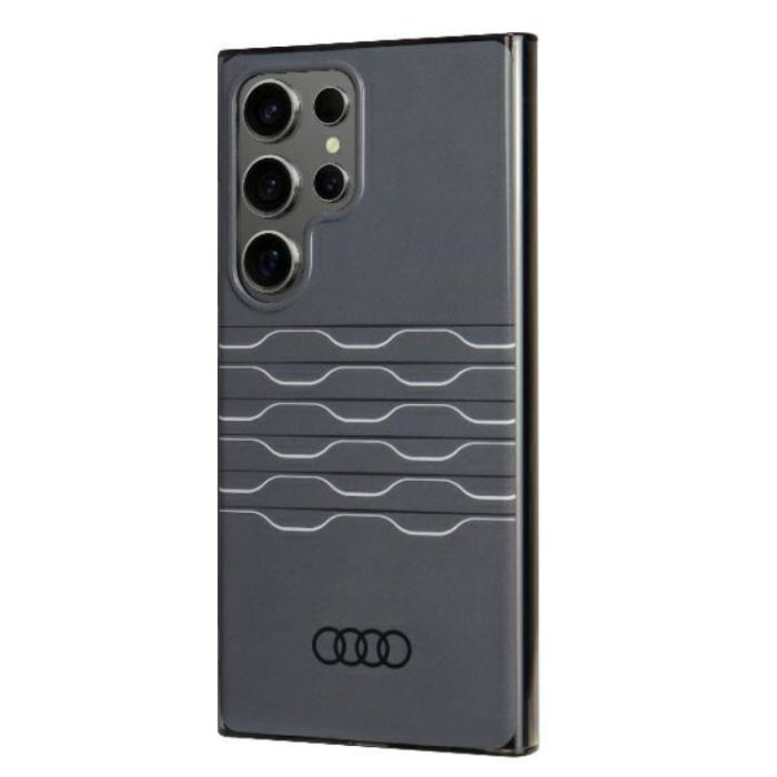 Audi - Audi Galaxy S24 Ultra Mobilskal Geometric Pattern - Svart