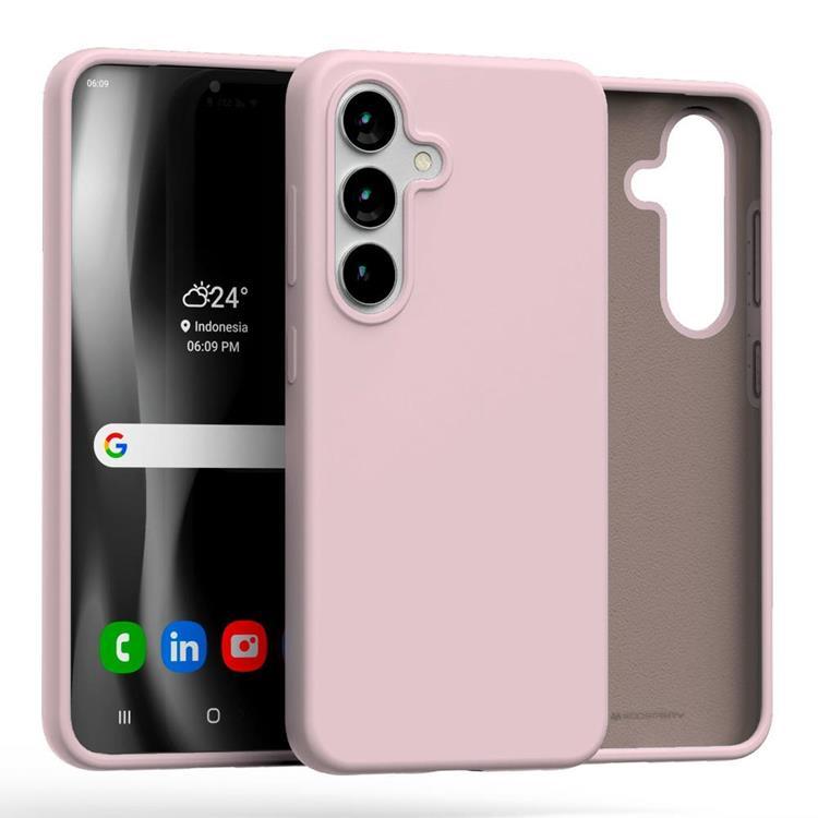 Mercury Galaxy S25 Plus Mobilskal Silikon - Rosa Sand | 2353 | AlltMobil