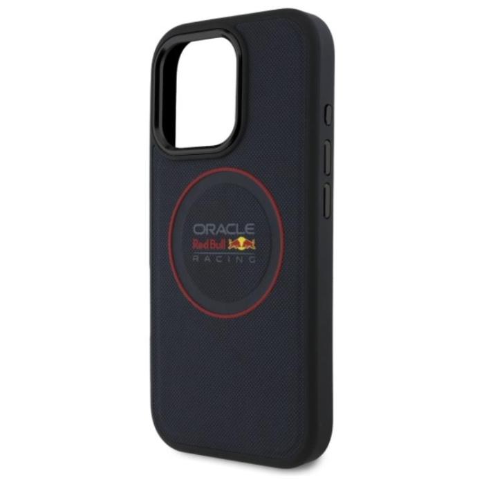 Red Bull - Red Bull iPhone 16 Pro Mobilskal MagSafe Läder Red Ring - Navy