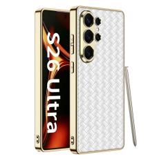 GKK - GKK Mobilskal f&ouml;r Samsung Galaxy S26 Ultra PU + TPU + PC - Vit
