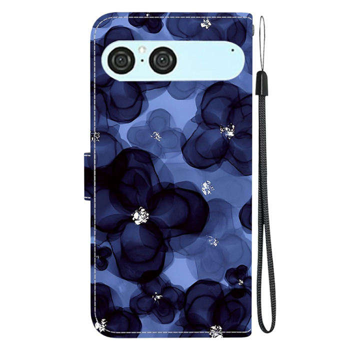 A-One Brand - Sony Xperia 10 VII Plånboksfodral Pattern Printing - Bläckblå